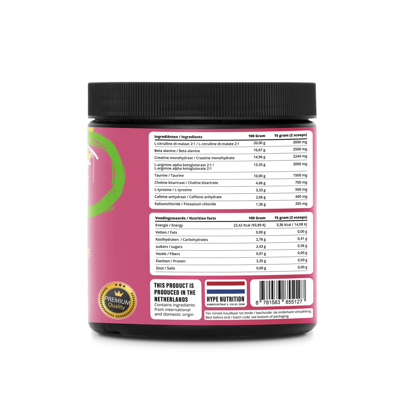 Pre Workout Pumping Iron V2 Juicy Peach