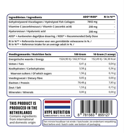 Gehydroliseerd Viscollageen + Vitamine C Passievrucht