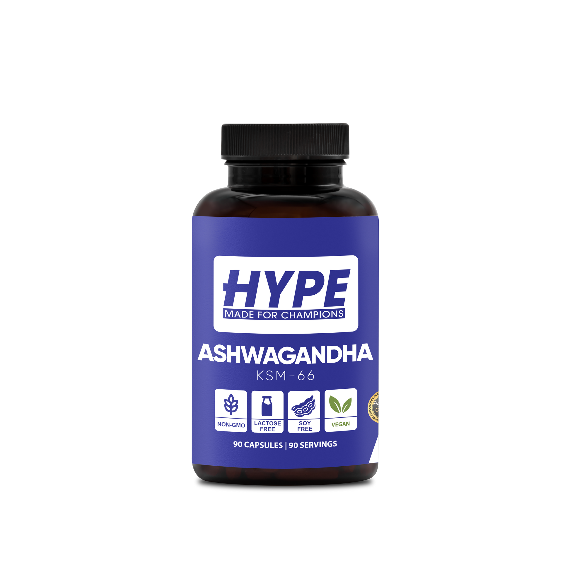 Biologische Ashwagandha KSM-66 capsules voor stressvermindering en energie