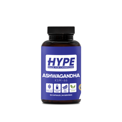 Biologische Ashwagandha KSM-66 capsules voor stressvermindering en energie