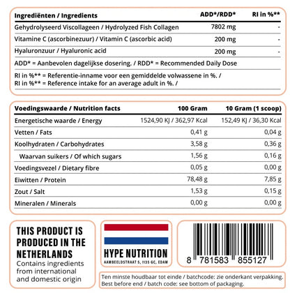 Beauty viscollageen met vitamine C passievrucht voor huidverzorging en gewrichten