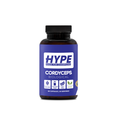 Biologische Cordyceps capsules voor energie en uithoudingsvermogen