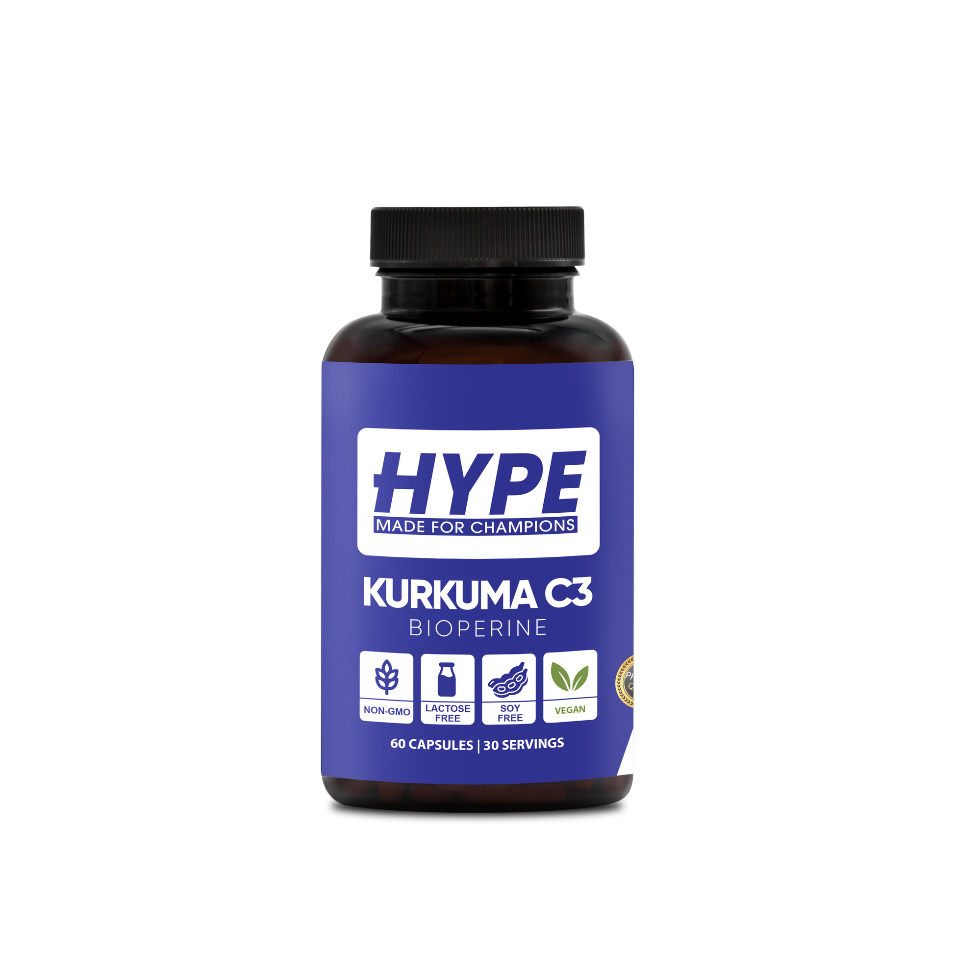 Biologische kurkuma C3 capsules voor gewrichten en ontstekingsremming