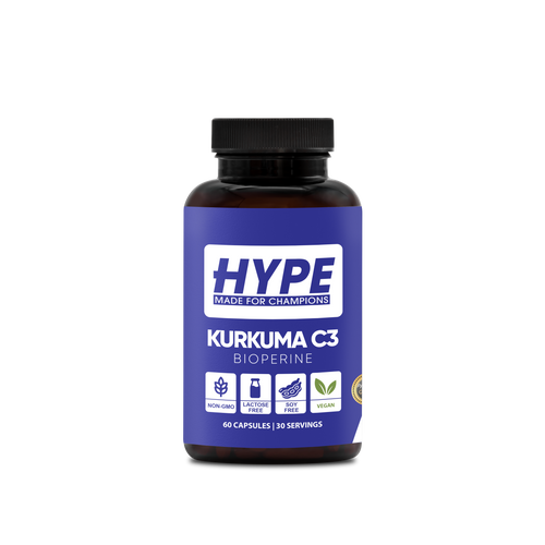 Biologische kurkuma C3 capsules voor gewrichten en ontstekingsremming