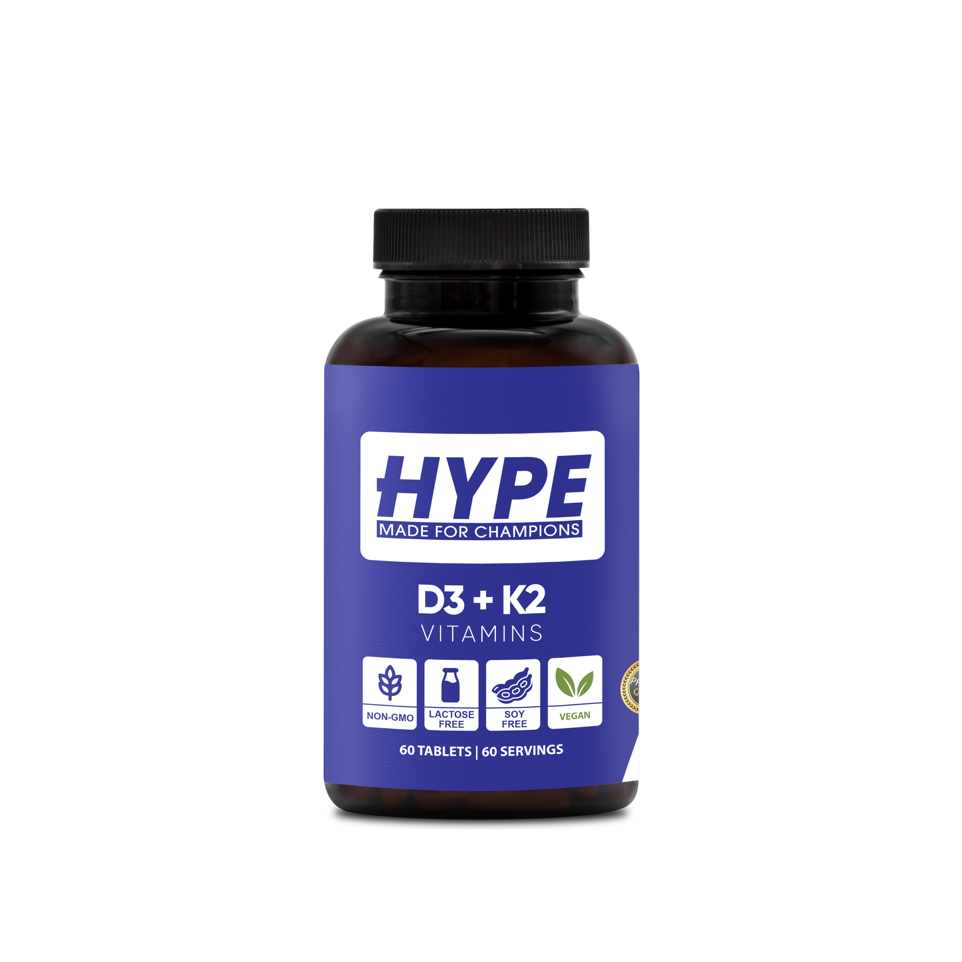 Vitamine D3 en K2 tabletten voor sterke botten en een gezond immuunsysteem